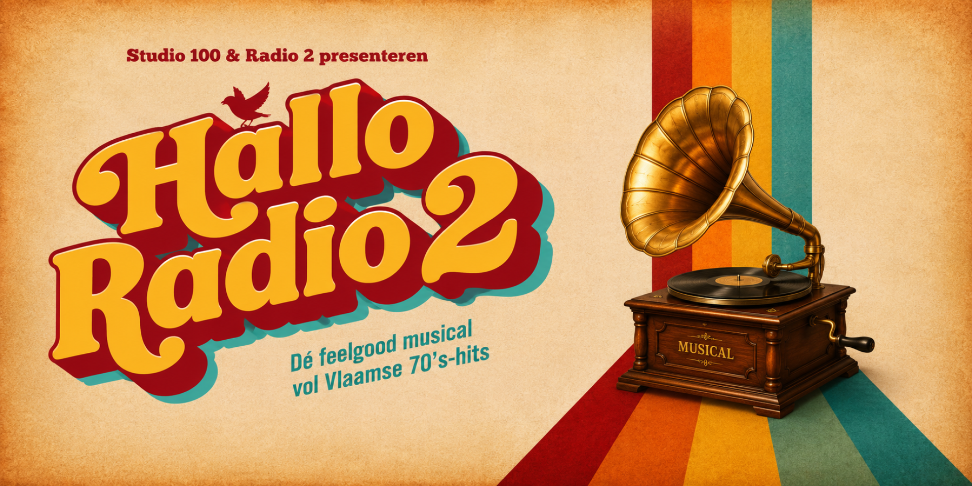 Hallo Radio 2 – Dé feelgood musical vol Vlaamse 70’s-hits